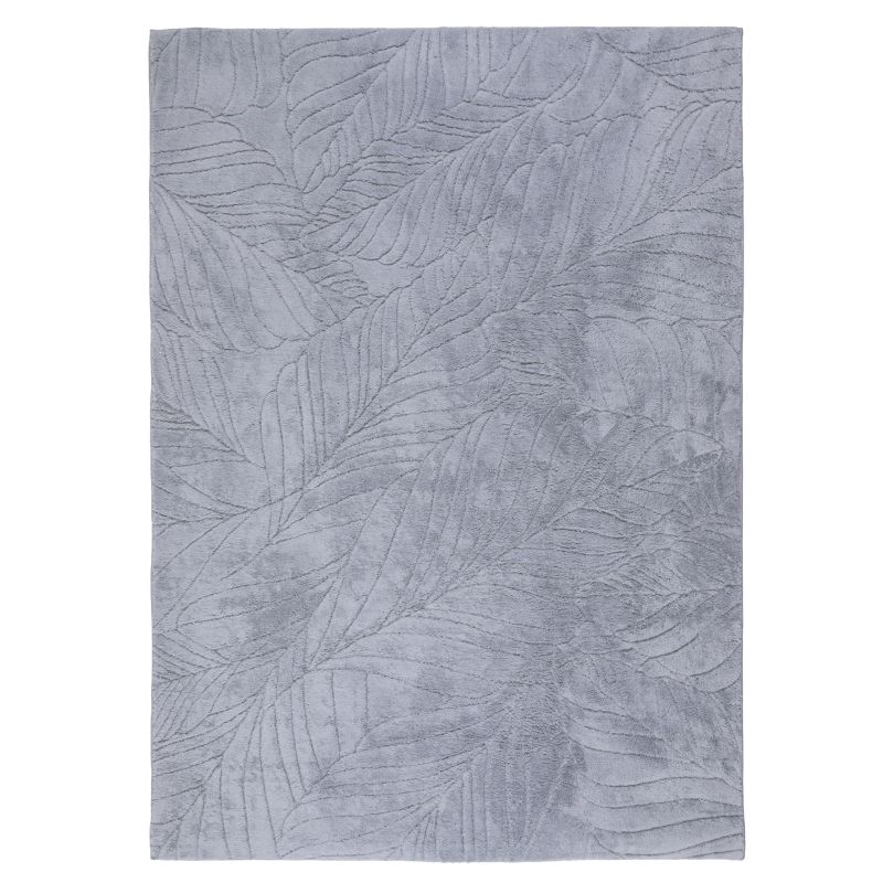 Dywan 200x300 cm Botanic e-floor pluszowy liście szary 1 szt