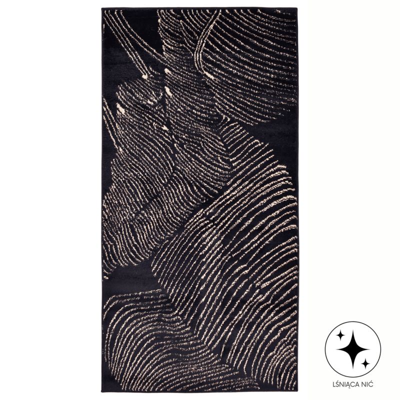 Dywan Sofia Direct Home and Garden pióra ciemny niebieski 120x160 cm 1 szt.