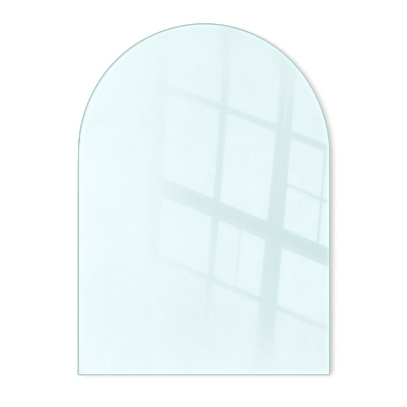 Podkładka Szklana Ozdobna Wallfluent 80x70 Transparentna Półowalna 1 szt.