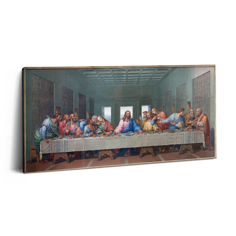 Obraz na płótnie Wallfluent 100x50 cm Ostatnia wieczerza Leonarda da Vinci 1 szt.