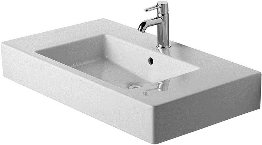 Duravit Vero umywalka 85x49 cm meblowa prostokątna WonderGliss biała 03298500001