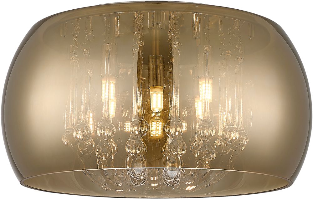 Zuma Line Crystal lampa podsufitowa 5x33 W złota C0076-05L-F4HF