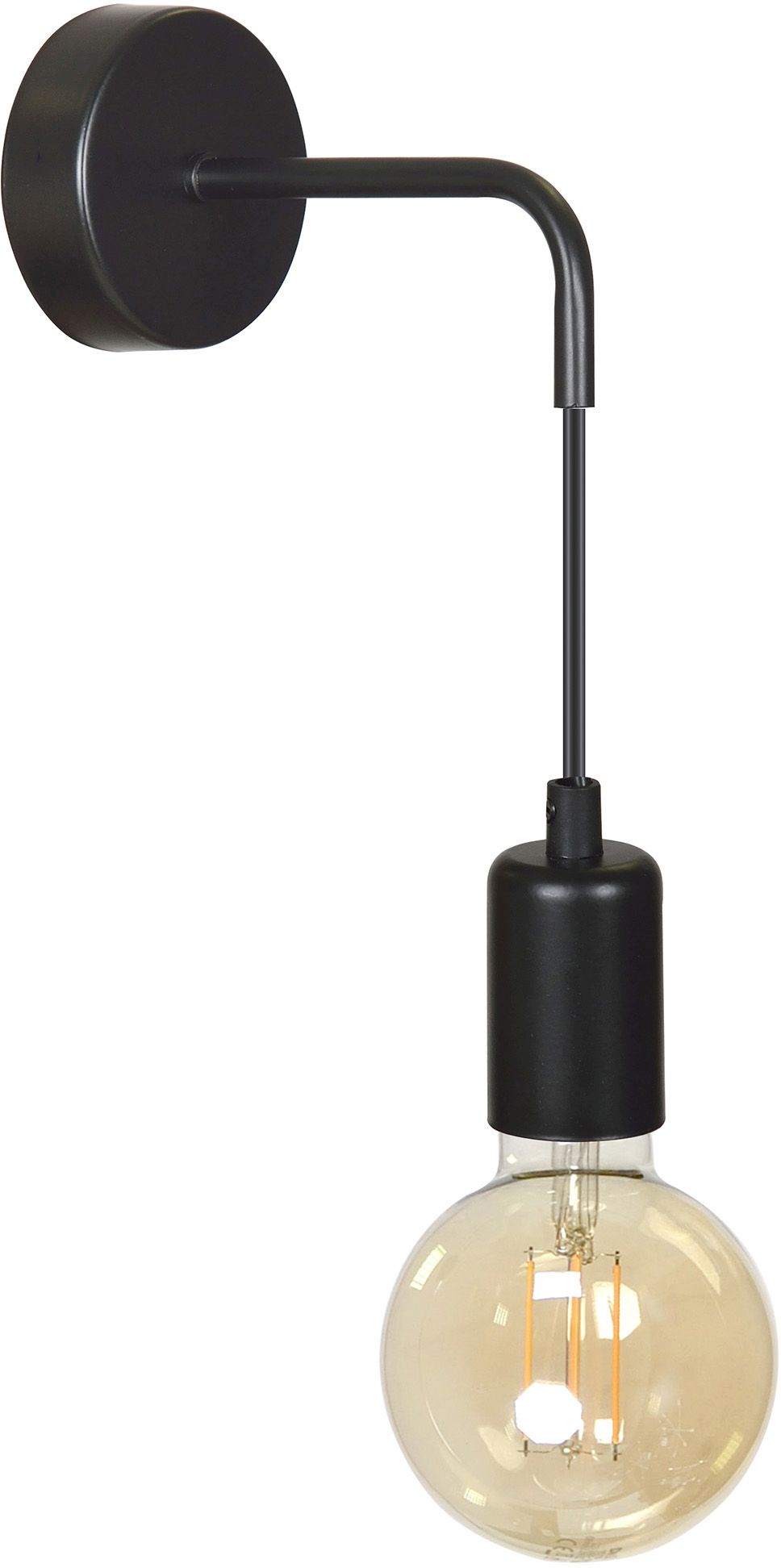 Emibig Multipo kinkiet 1x15 W czarny 696/K1