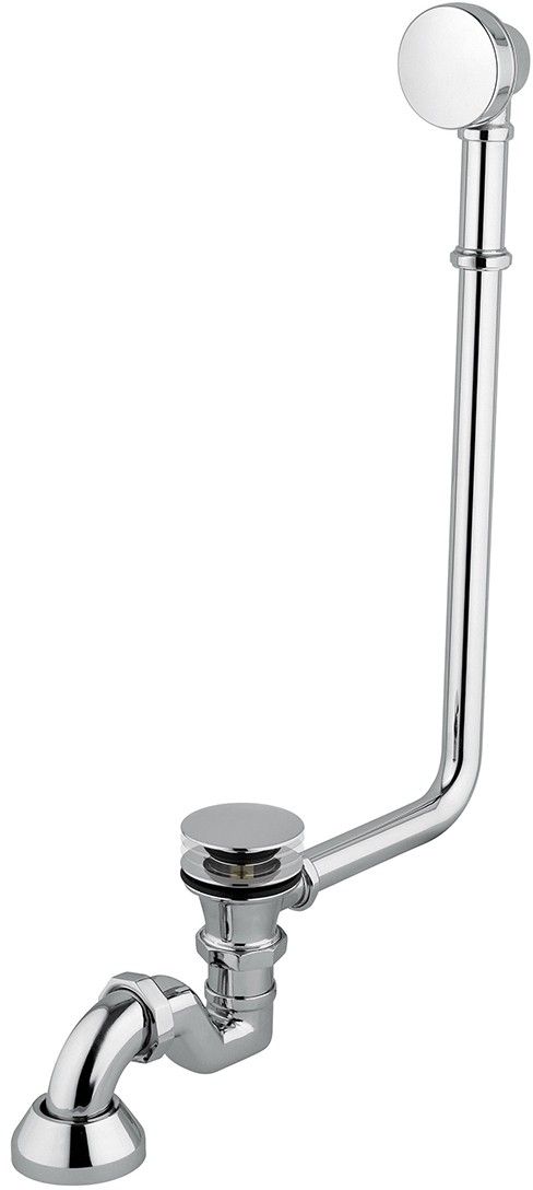Besco syfon wannowy z przelewem chrom SW-PRZ-CHR/S20I
