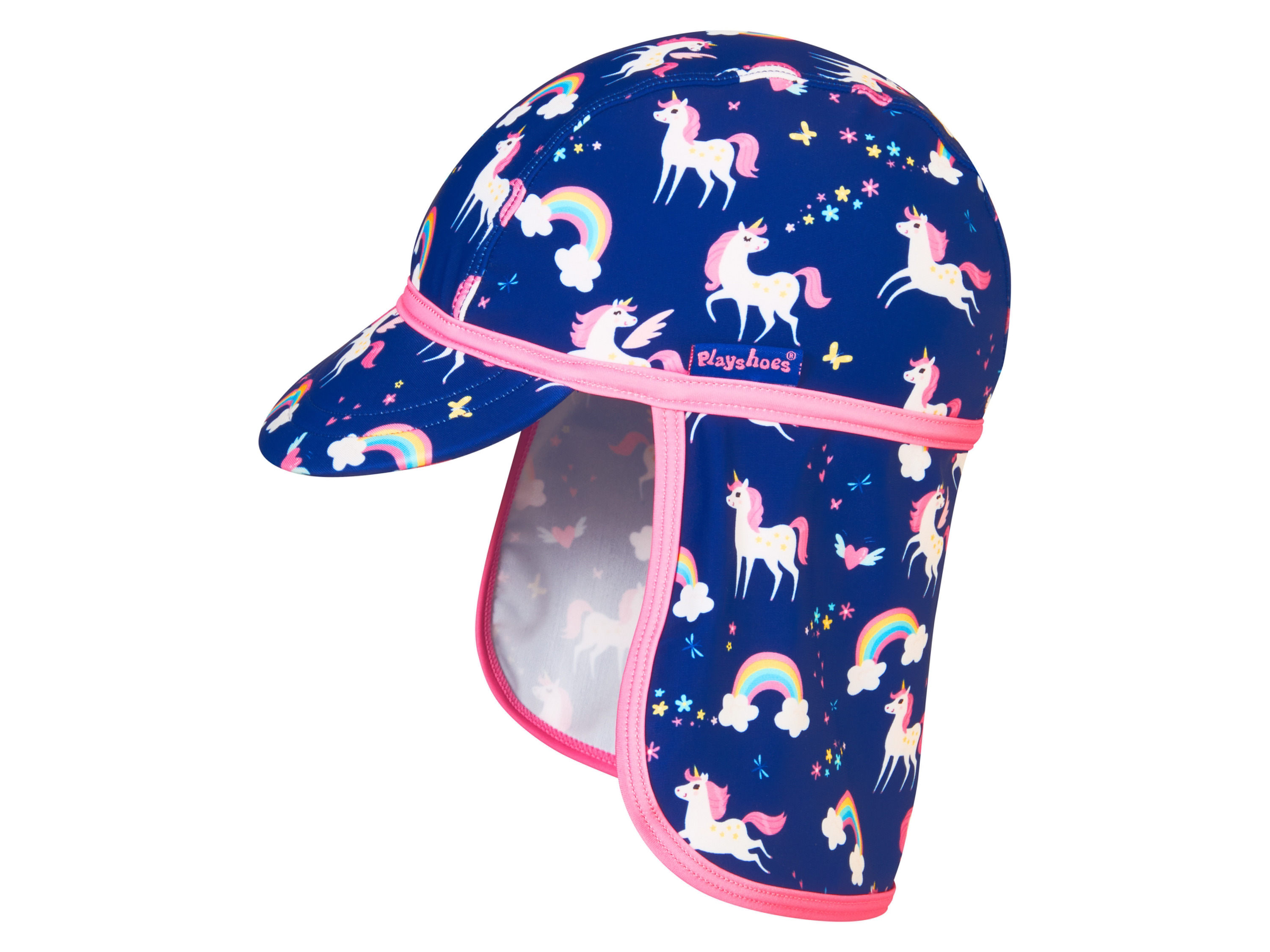 Playshoes Czapka kąpielowa dla dzieci, szybkoschnąca, ochrona UV Jednorożec, 50-51