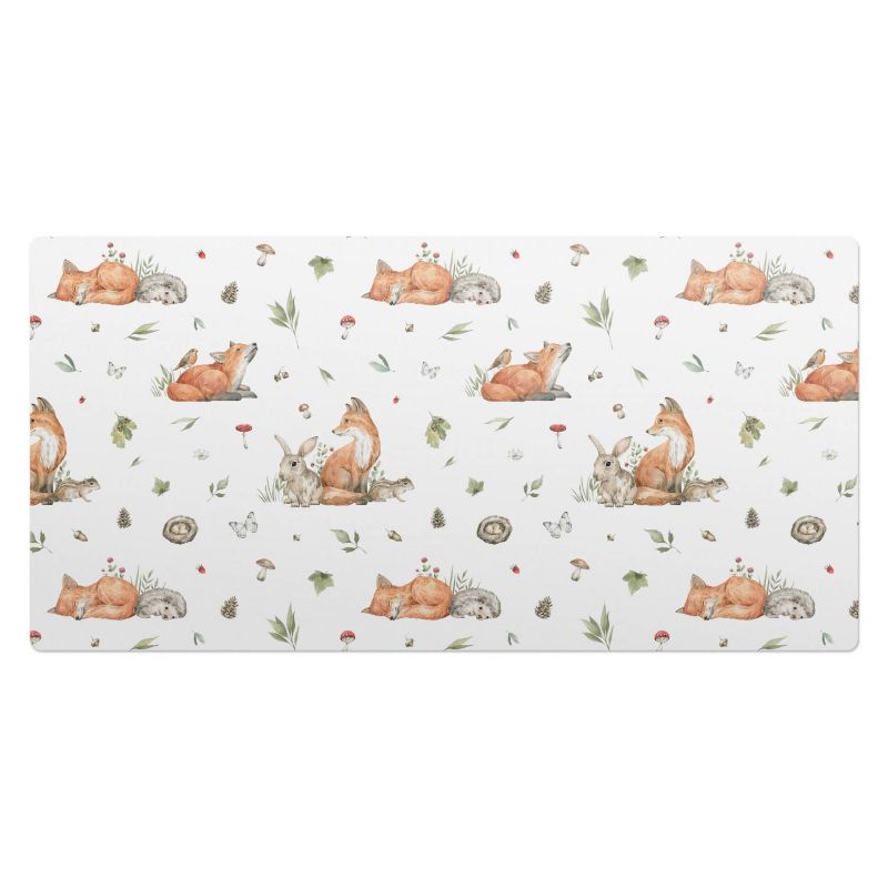 Mata ochronna na biurko Wallfluent 120x60 cm Leśne zwierzęta wzór 1 szt.
