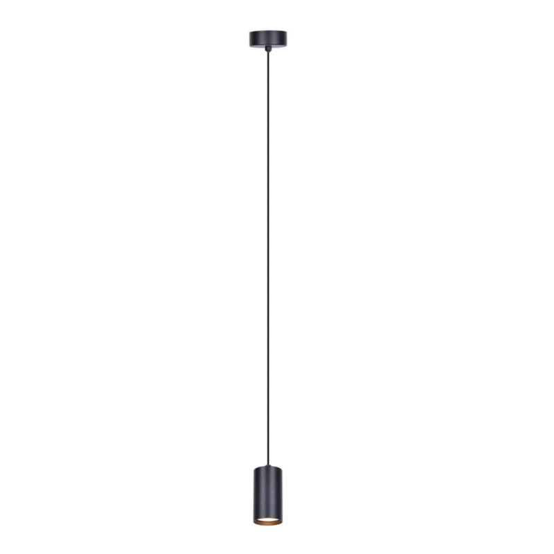 Lampa wisząca Kaja Puerto 9045 czarna nowoczesna 1xGU10 x 50W 1 szt.