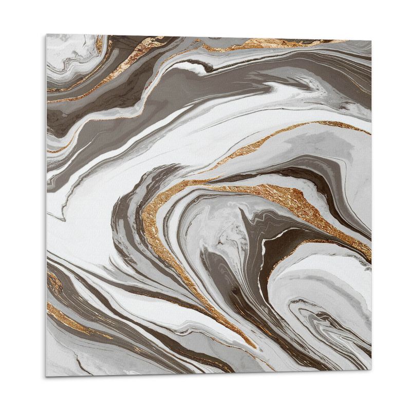 Kafelki samoprzylepne Wallfluent 50x50 cm Wzory faliste w nowoczesnym stylu 4 szt.