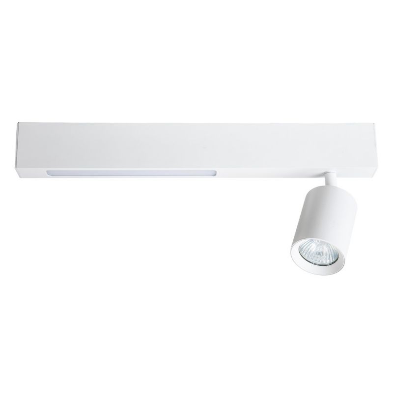 Spot Milagro Magnet biały 2 x GU10 + LED zintegrowany x 5W IP20 wym: 17,5 x 40,4 x 6 cm - 1 szt.