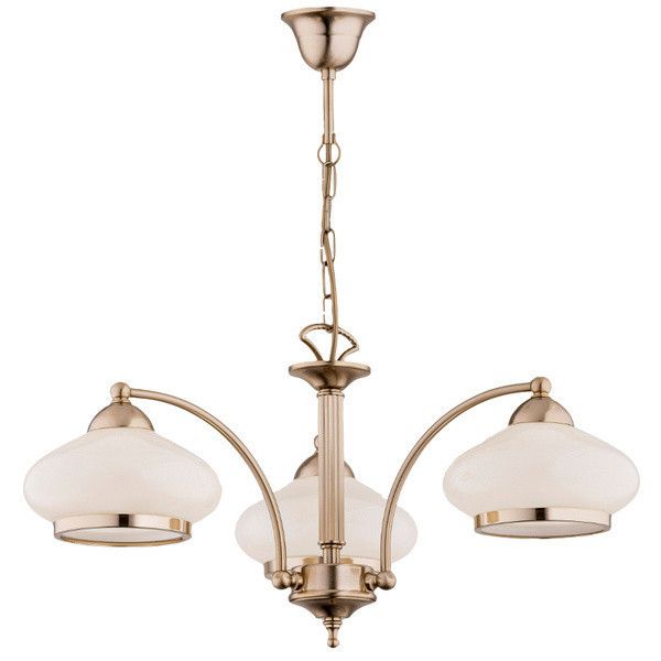 Lampa wisząca Alfa Amelia 5225 złota styl klasyczny 3xE27 x 15W 1 szt.