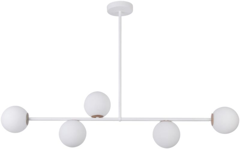 Lampa sufitowa wisząca Sigma Lighting Gama 1175 biała minimalistyczna 5xG9 x 1 szt.