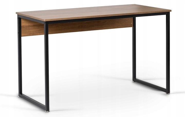 Biurko Loftowe Mebel Elite ROSS 120x60 cm Orzech/Czarny Nowoczesne 1 szt