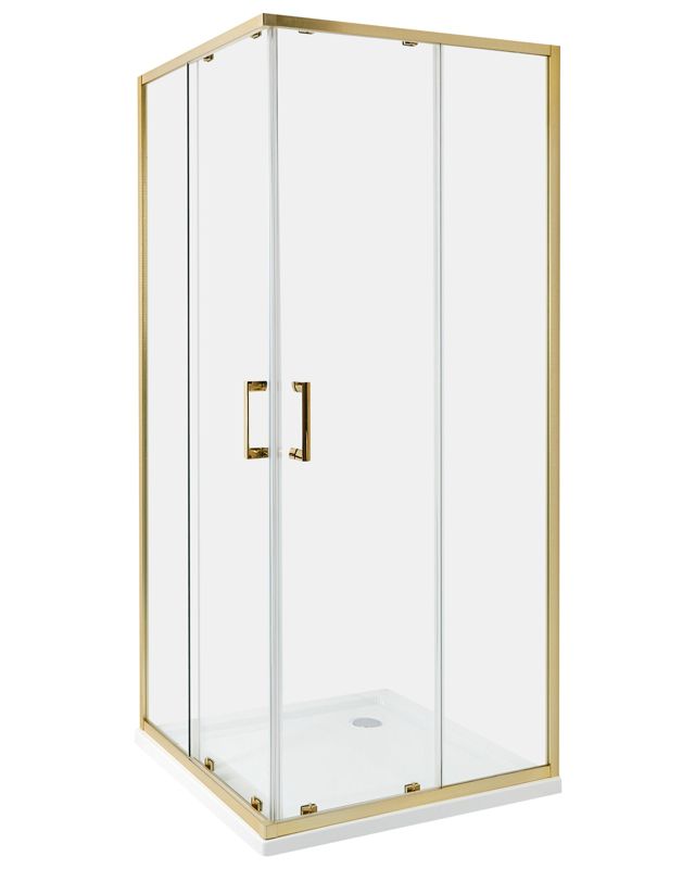 Kabina prysznicowa Tela 80 x 80 x 185 cm Złoty 1 szt.