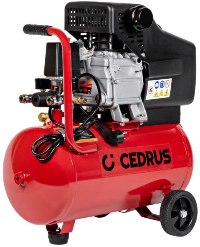 Cedrus Km24-1T Sprężarka Tłokowa Kompresor Tłokowy Olejowy 24L - Ewimax -