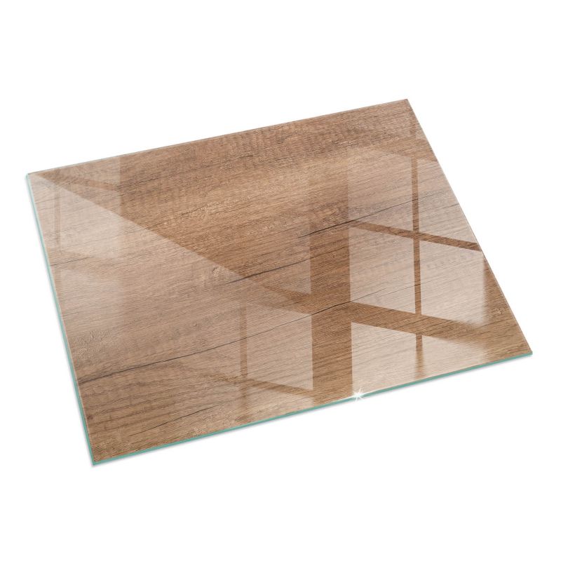 Podkładka szklana Tulup 120x80 cm Naturalne drewno 1 szt.