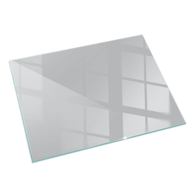 Szklana Podkładka Pod Kominek Prostokąt Wallfluent 120x80 cm Jasnoszary odcień 1 szt.
