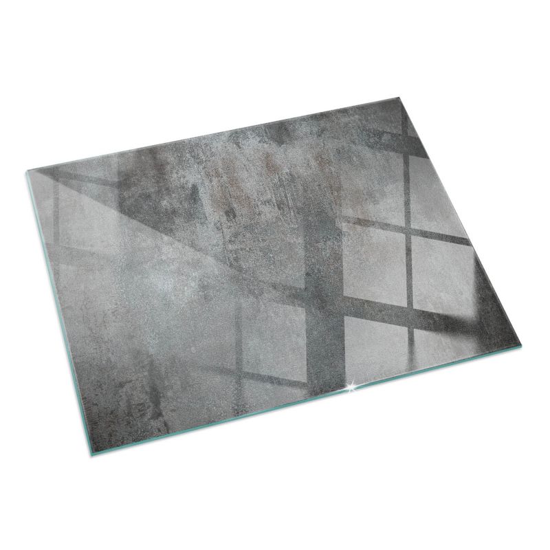 Szklana Podkładka Pod Kominek Prostokąt Wallfluent 120x80 cm Faktura surowego materiału 1 szt.