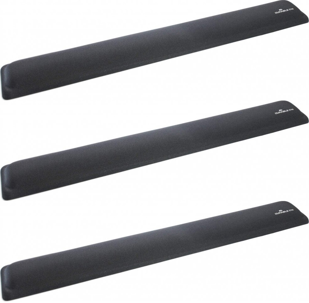 3x Podkładka żelowa pod nadgarstki Durable, 460x61x20mm, antracytowy