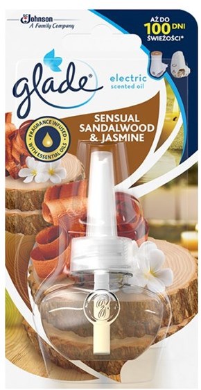 Wkład do odświeżacza elektrycznego Glade by Brise, drzewo sandałowe i jaśmin, 20ml