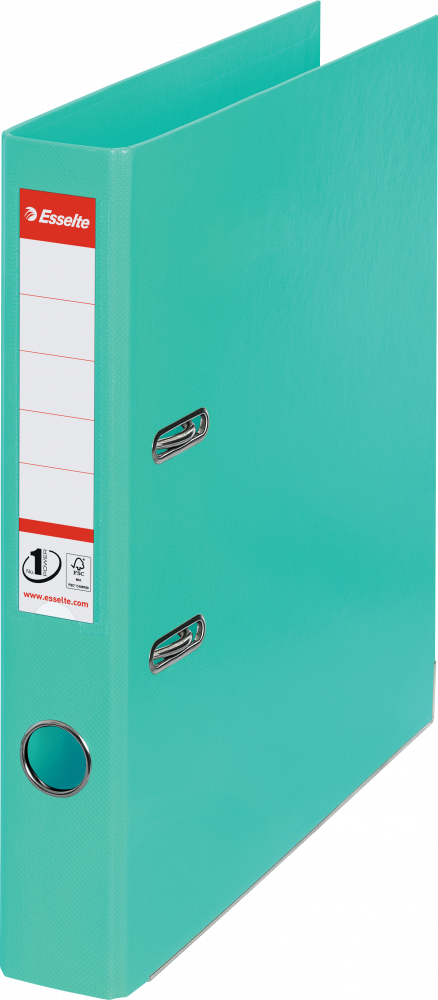 Segregator A4 Esselte No.1 Power, 50mm, do 350 kartek jasnozielony