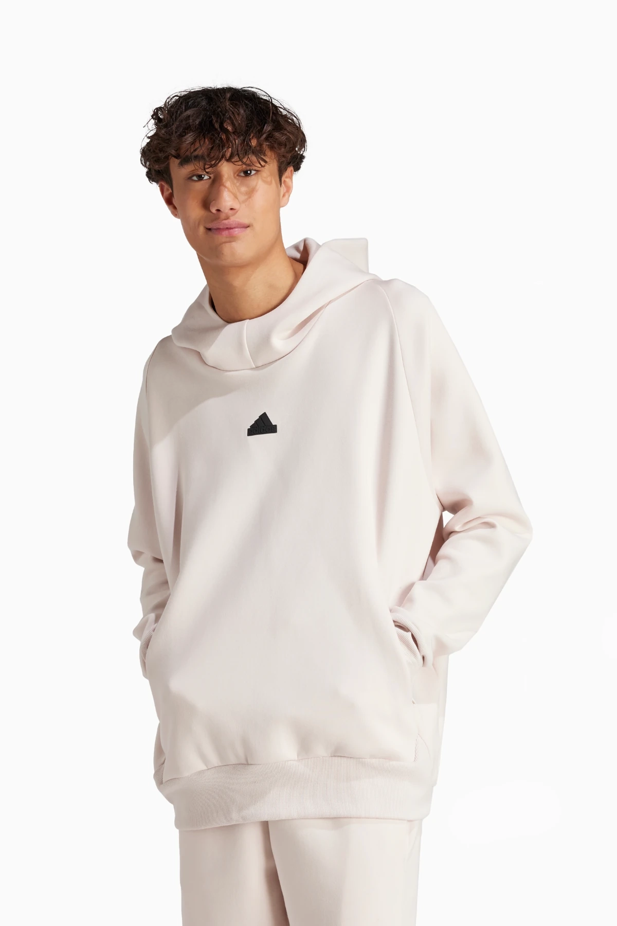 Bluza z kapturem adidas Z.N.E. Premium - Beżowy