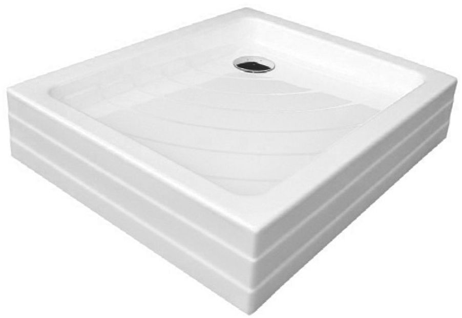 Ravak Kaskada Aneta PU brodzik 90x75 cm prostokątny biały A003701120