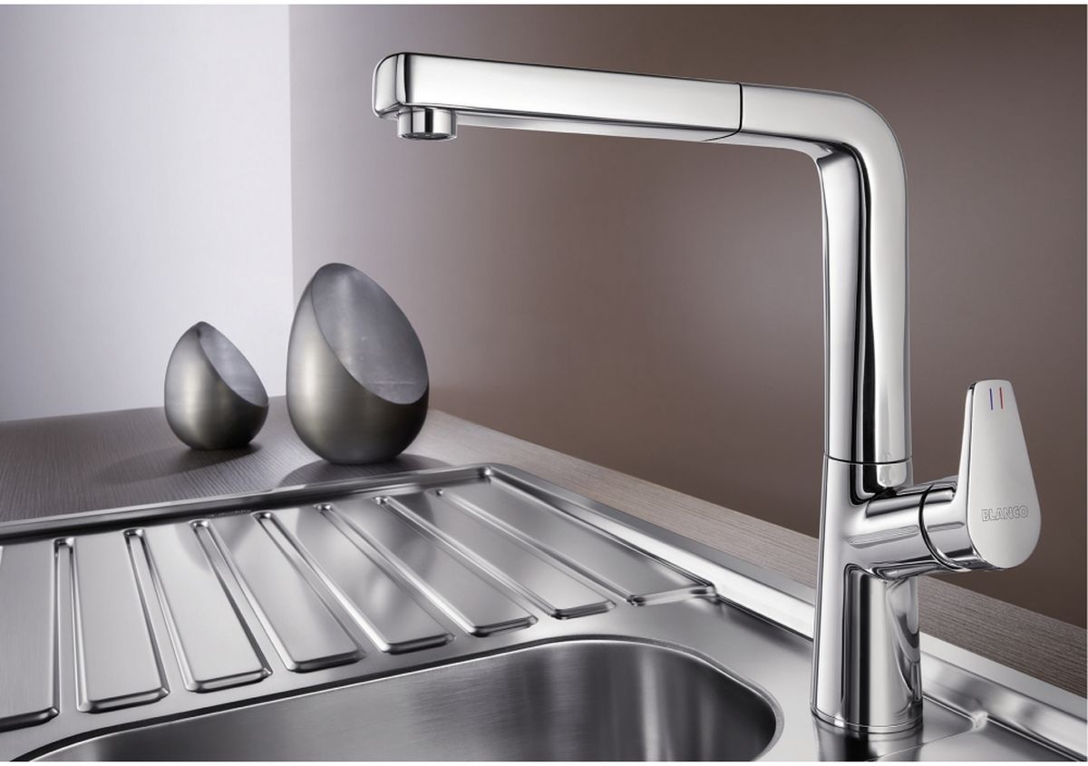 Blanco Avona-S bateria kuchenna stojąca chrom 521277