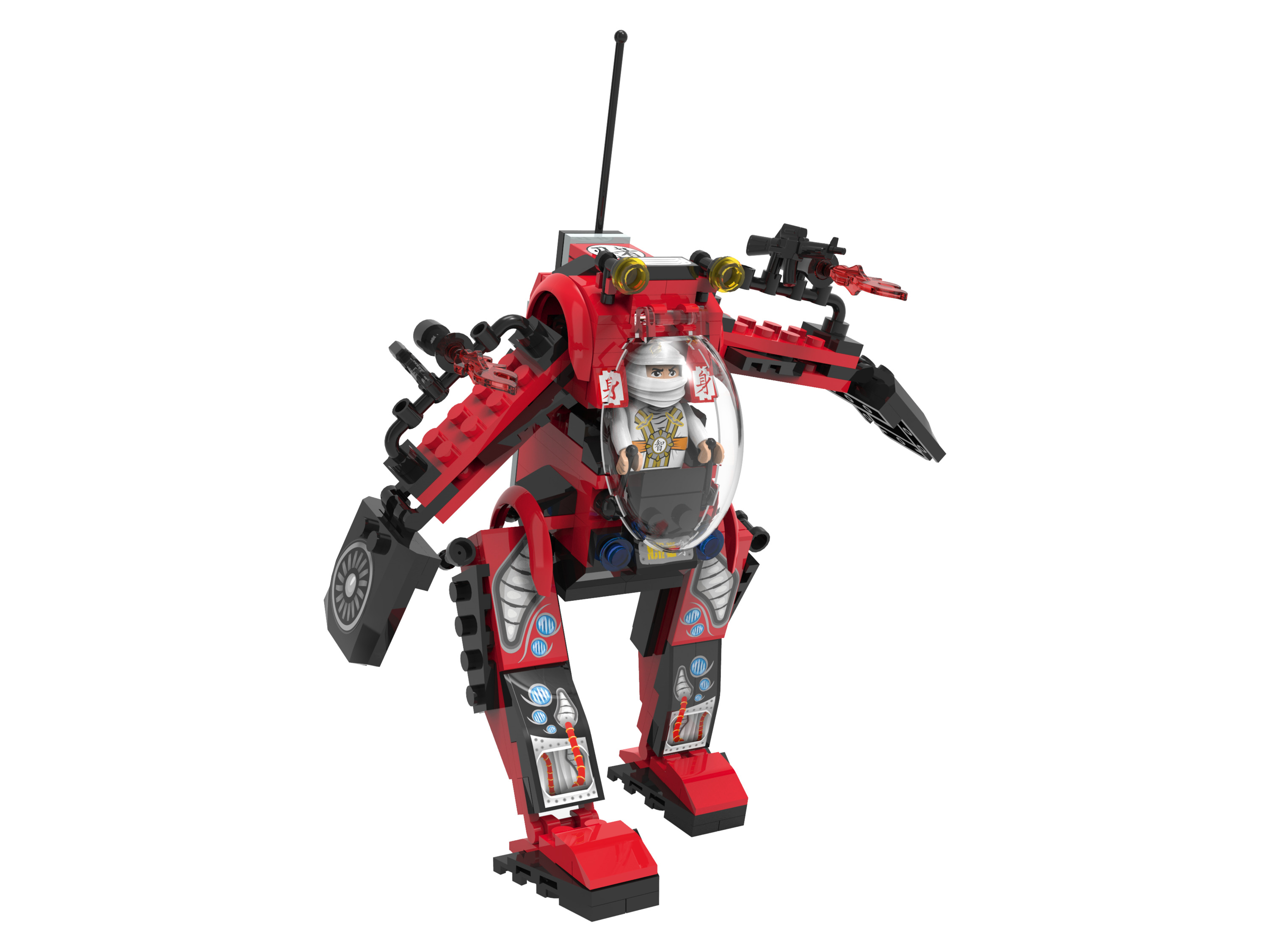 Playtive Clippys Zestaw klocków mały Robot