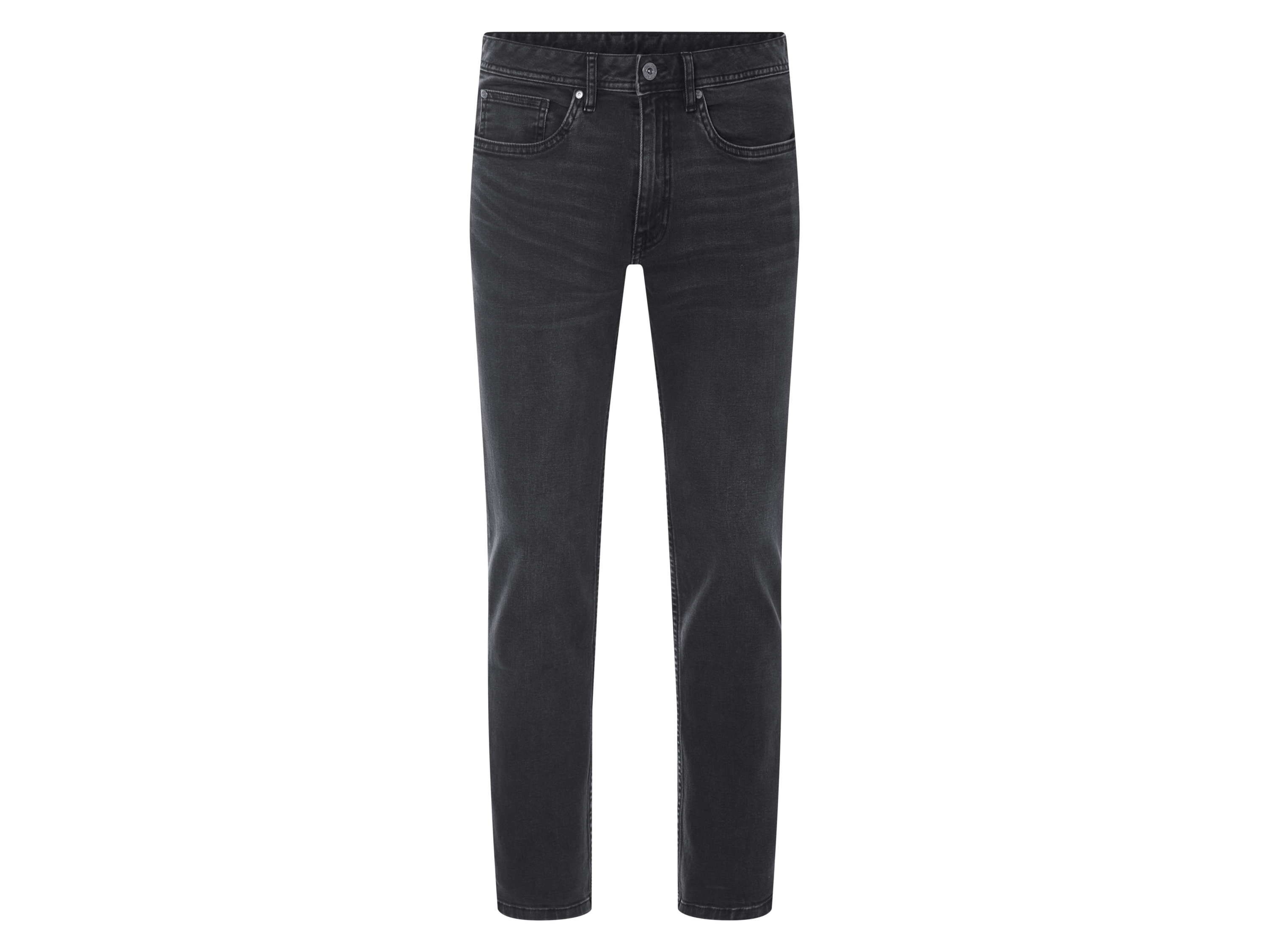 esmara Men Jeansy slim fit męskie Szary, 46 30/32