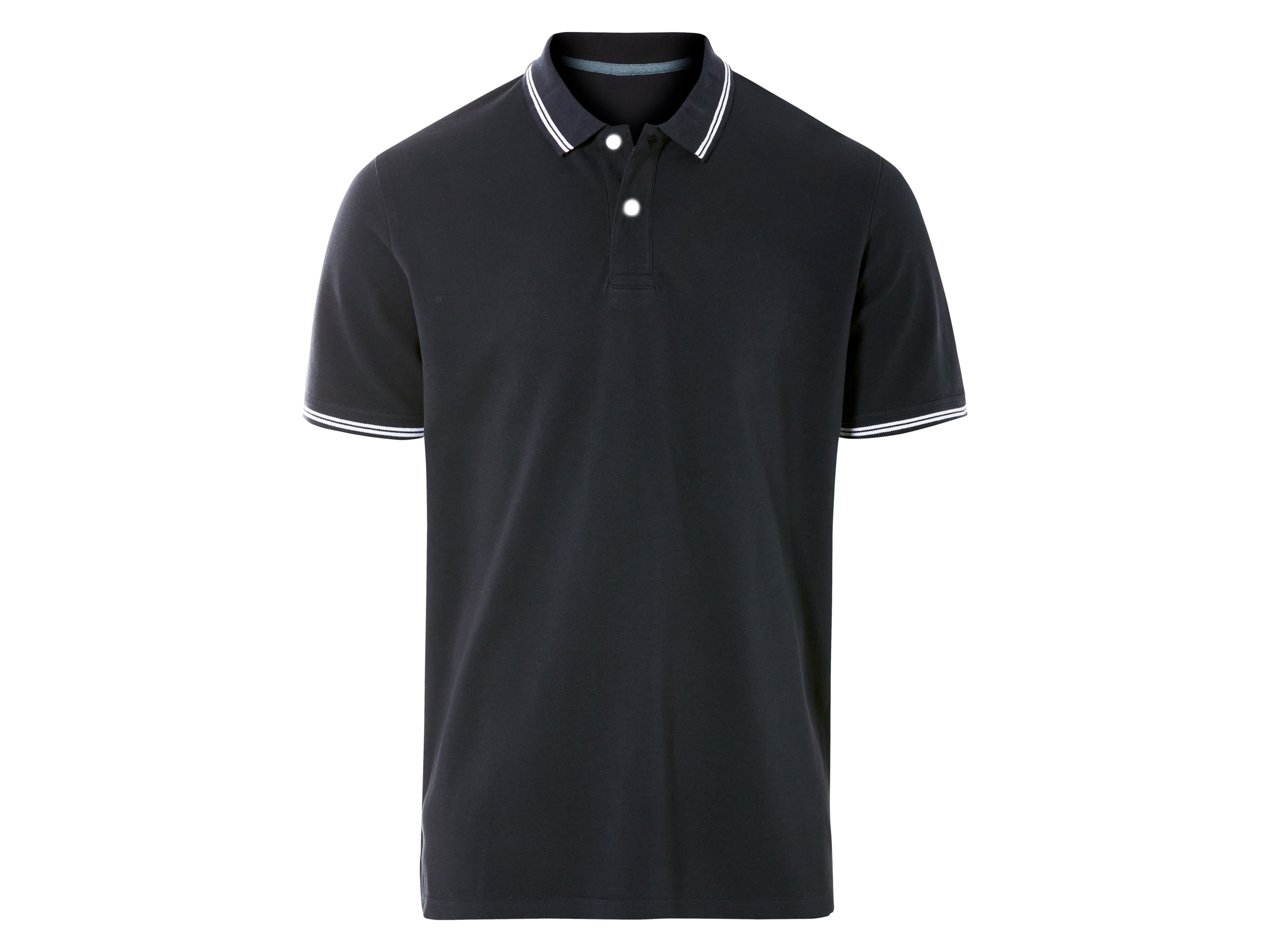Livergy Koszulka polo męska z bawełną Granatowy, S 44/46