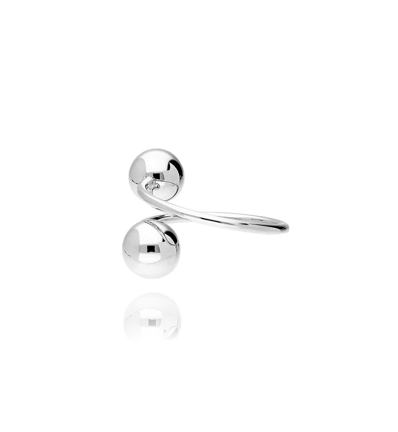 Pierścionek srebrny z kuleczkami Balls PSA0049