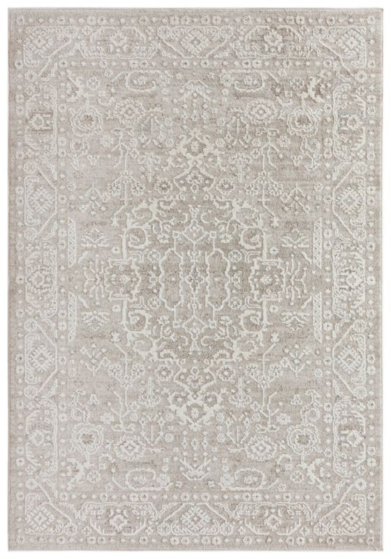 Dywan wewnętrzny Taranto SZ71B prostokąt Mazovia 140x 200 cm beżowy,kremowy motyw orientalny krótki włos 1 szt.