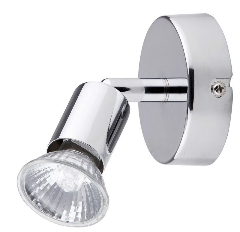 Kinkiet ścienny Rabalux Norton chromowany styl nowoczesny 1 x GU10 x 50W IP20 wym: 11 x 11 x 11 cm - 1 szt.