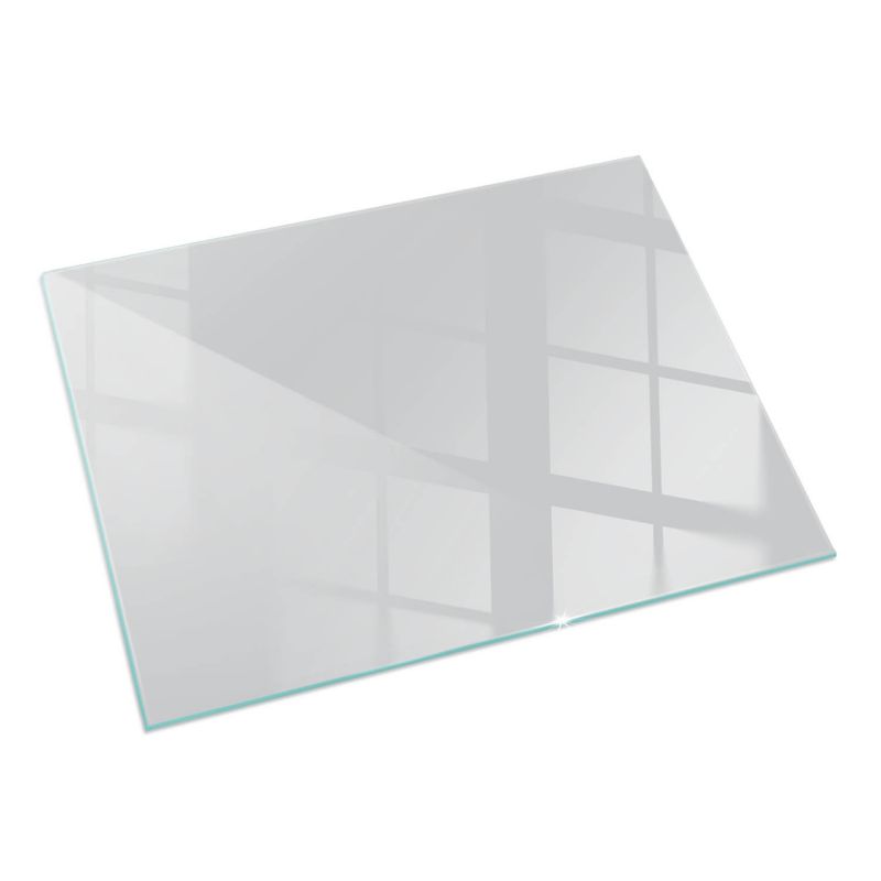 Szklana Podkładka Pod Kominek Prostokąt Wallfluent 60x40 cm Stonowany szary 1 szt.