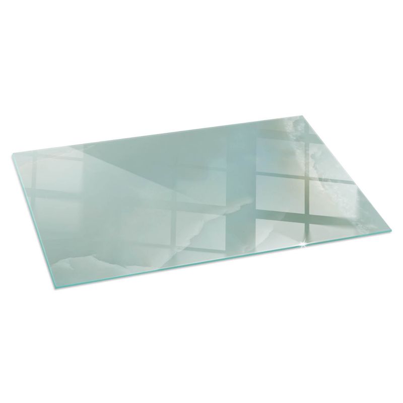 Szklana Podkładka Pod Kominek Prostokąt Wallfluent 140x70 cm Subtelny marmurowy motyw 1 szt.