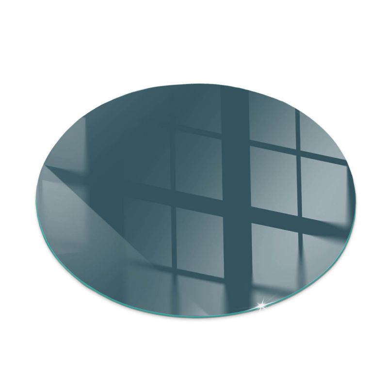 Szklana Podkładka Pod Kominek Okrąg Wallfluent Fi70 cm Morski błękit 1 szt.