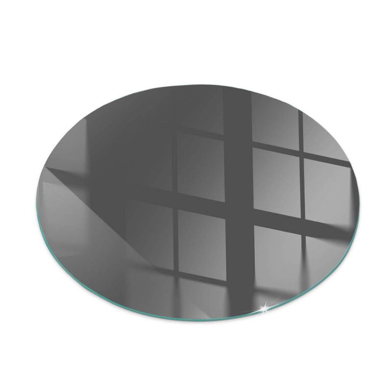Szklana Podkładka Pod Kominek Okrąg Wallfluent Fi70 cm Szaro-brązowy ton 1 szt.