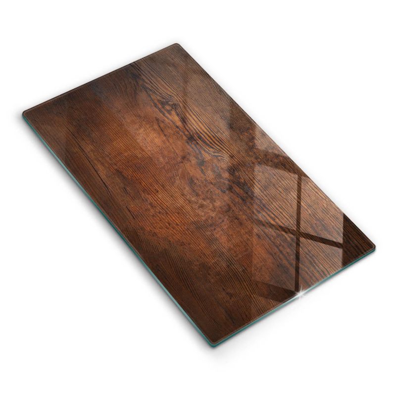 Szklana deska do krojenia Wallfluent 30x52 cm Ciemne drewno deska 1 szt.