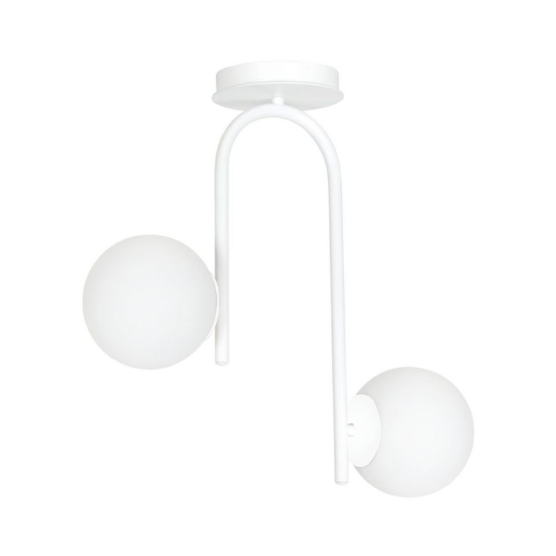 Lampa sufitowa Emibig Kalf biała 2xE14 x 40W 1 szt.