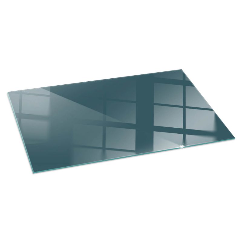 Szklana Podkładka Pod Kominek Prostokąt Wallfluent 140x70 cm Morski błękit 1 szt.