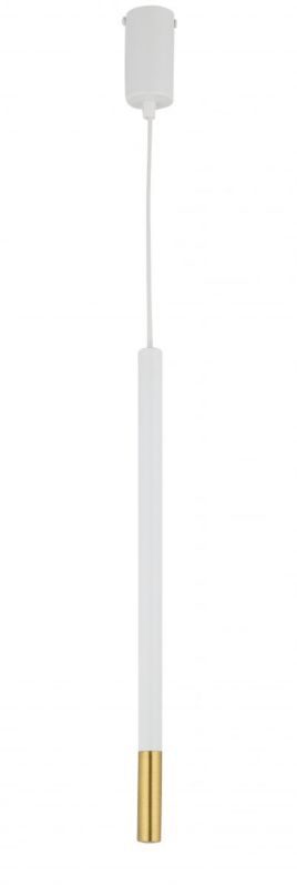 Lampa wisząca Sigma Lighting Sopel Due 3742 biało-złota dekoracyjna 1xG9 x 1 szt.