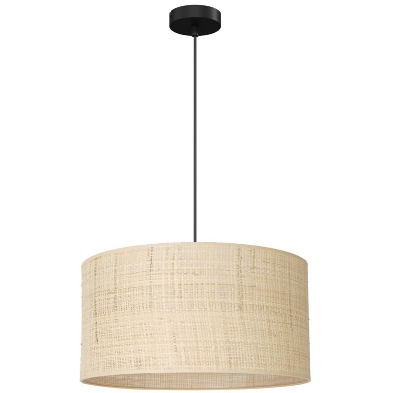 Lampa wisząca Luminex Rattan kremowo-czarny matowy wym: 120 x 40 x 40 cm 1xE27 x 15W 1 szt.