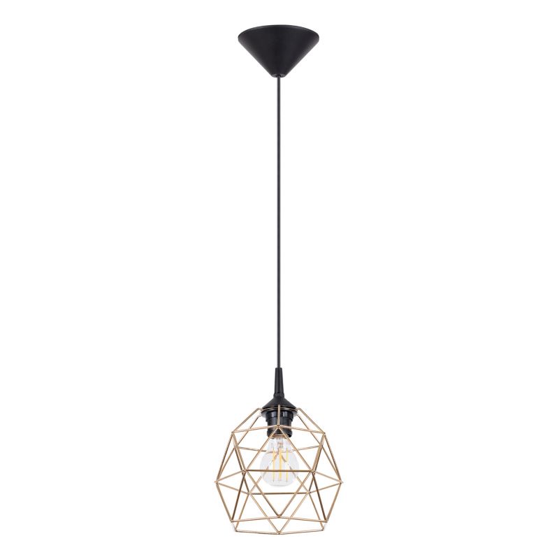 Lampa wisząca Sollux Lighting TRIOM 20 złota 1 szt.