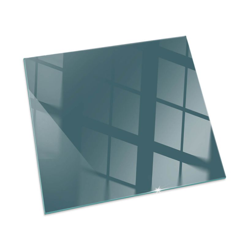 Szklana Podkładka Pod Kominek Kwadrat Wallfluent 60x60 cm Morski błękit 1 szt.