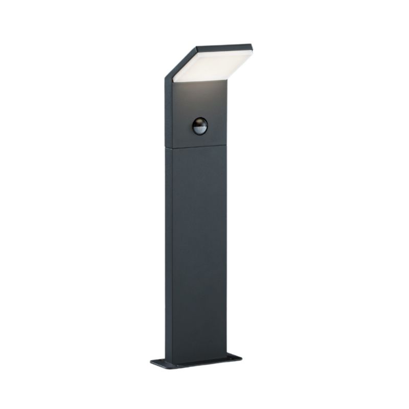 Lampa ogrodowa stojąca Trio Pearl antracytowo-biała LED 9W 3000K 900lm czujnik IP54 wym: 50 x 14 x 12,5 cm aluminium - 1 szt.