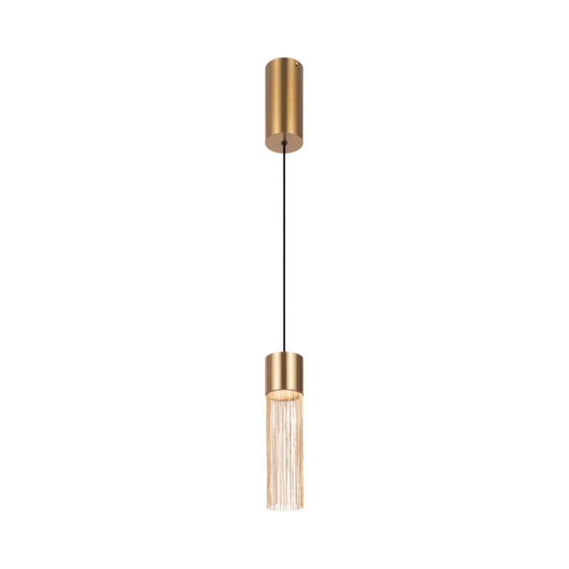 Lampa wisząca Maytoni Imaginary 7507 złota tuba wbudowany LED 5W 1 szt.
