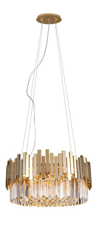 Lampa wisząca Maxlight Trend 6071 złota kryształowa 8xE14 x 1 szt.