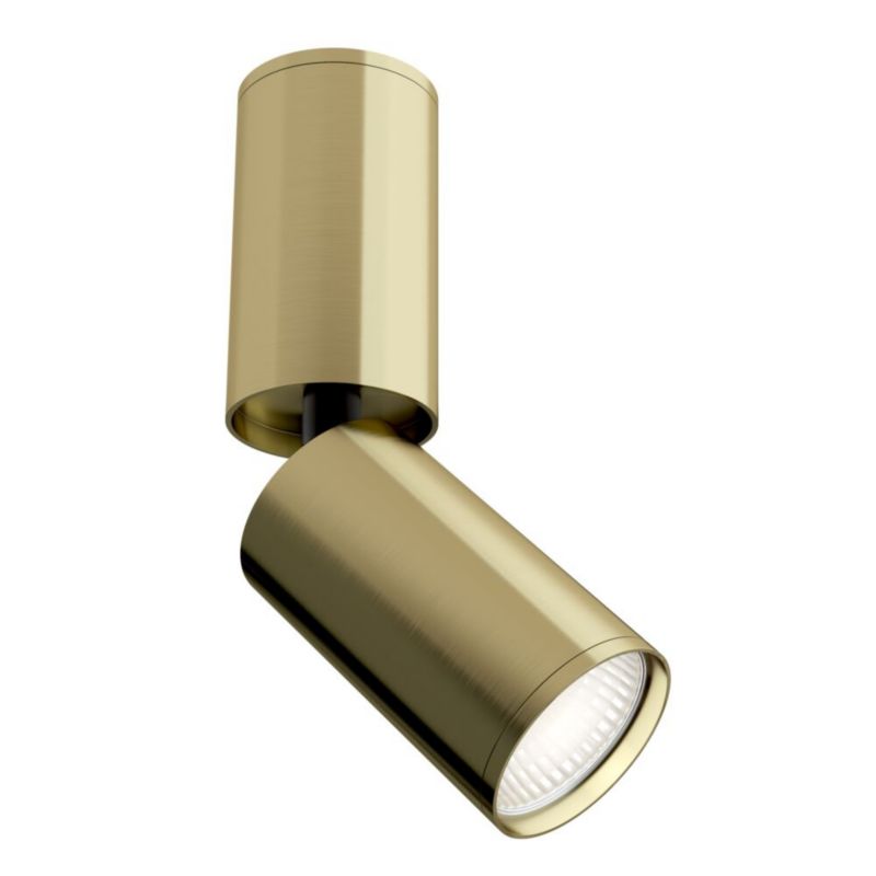 Lampa sufitowa Maytoni Focus S mosiężno-złota wym: 19,2 x 5,2 x 5,2 cm 1xGU10 x 10W metal 1 szt.