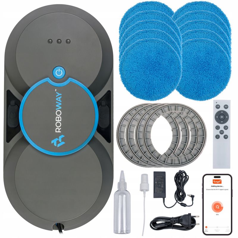 Myjka do okien ROBOWAY robot inteligentny funkcja mycia szyb aplikacja wifi 1szt.