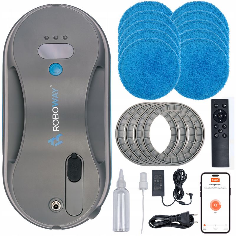 Myjka do okien ROBOWAY automatyczny robot wifi aplikacja akcesoria 1szt.